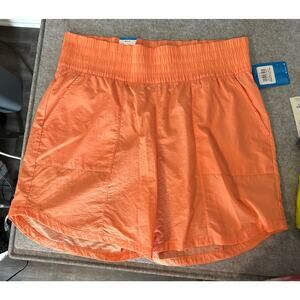 NWT Columbia High Waisted Shorts XL Coral REI